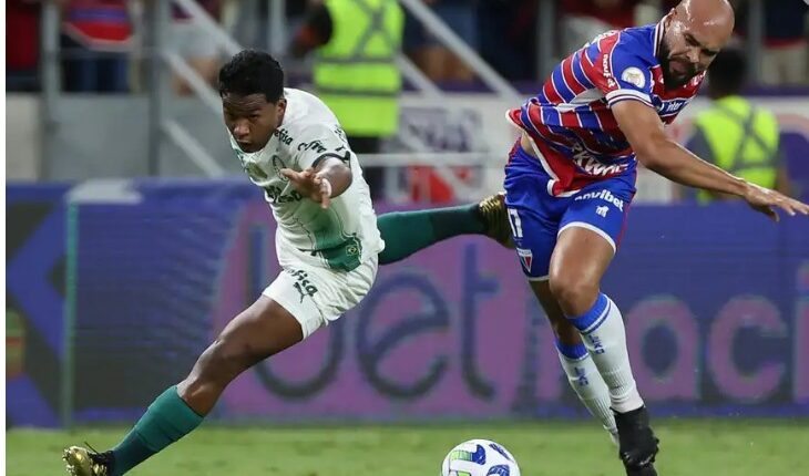 Palmeiras continue to lead the Brazilian league after drawing (2-2) with Fortaleza
