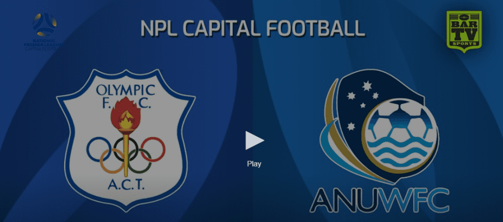 Live score, H2H, and lineups for Canberra Olympic vs ANU FC