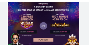 What is the A Big Candy Casino 100 Free Chip No Deposit Bonus?