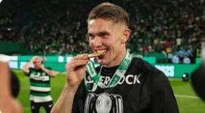 Sportin CP's Viktor Gyokeres has delivered a cryptic message about his future as Arsenal prepare to strike a deal for the Swedish striker.
