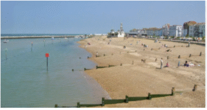 Yes, Herne Bay is generally considered suitable for swimming, with good water quality. The beach is a shingle and pebble beach, and it is located in the Canterbury district of Herne Bay. Safeswim modelling also predicts that the water quality at Herne Bay is suitable for swimming, according to their website.