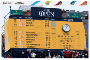 The Open Championship PGA Tour, DP World Tour Tournament details Date : Jul 17–20, 2025 Course: Dunluce Course Purse : $17,000,000 LeaderboardLive Pos Player R1 Thru Total 1 England L. Westwood -3 7 -3 T2 Denmark N. Højgaard -2 14 -2 T2 Denmark J. Olesen -2 11 -2 T2 United States P. Mickelson -2 10 -2 T2 China H.T. Li -2 9 -2 Feedback All times are in West Africa Standard Time