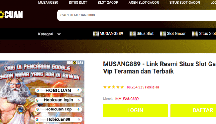 MUSANG889 - Link Resmi Situs Slot Gacor Akses Vip Teraman dan Terbaik
