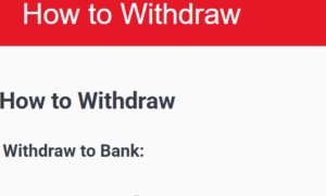 Step 1: Go to the “My Account” dropdown on the desktop, or click on either your account balance at the top right or “Me” at the bottom right, if you are on the mobile and click on "Withdraw".