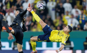 This cosmic masterpiece was Cristiano's 954th career goal. He's 46 goals shy of reaching the coveted 1,000 mark.