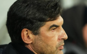 In trouble: Paulo Fonseca's Lyon reports losses of over... 200 million euros.