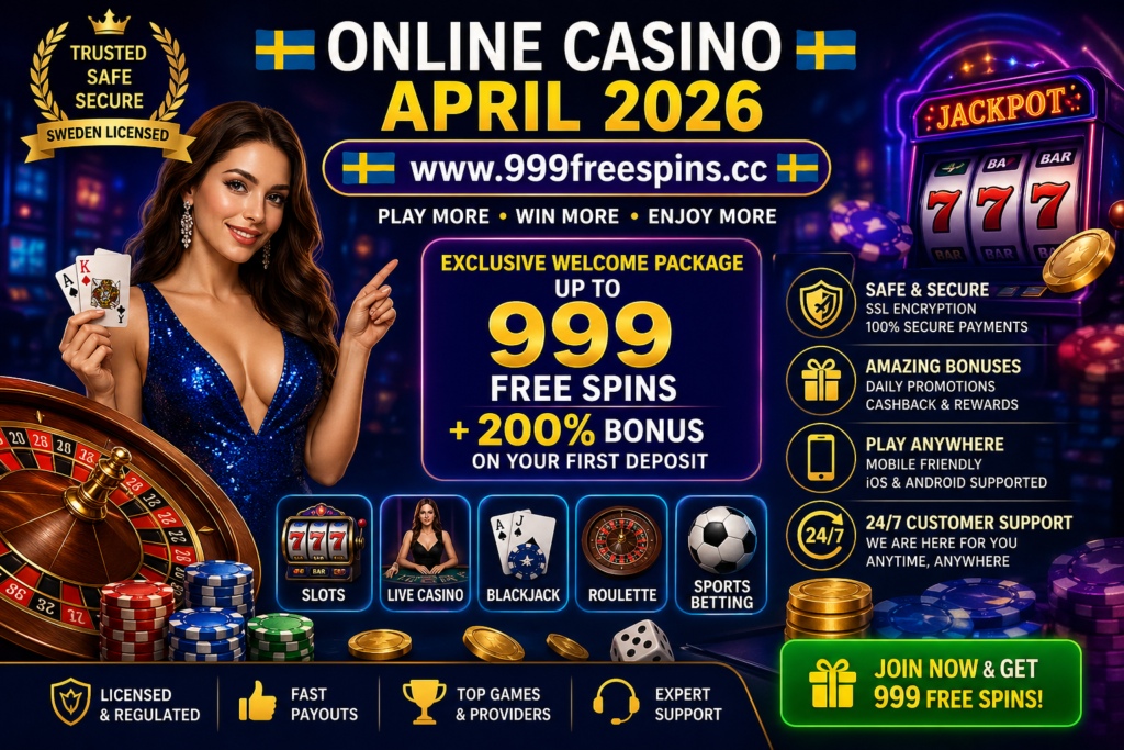 Casino promo with neon style and model