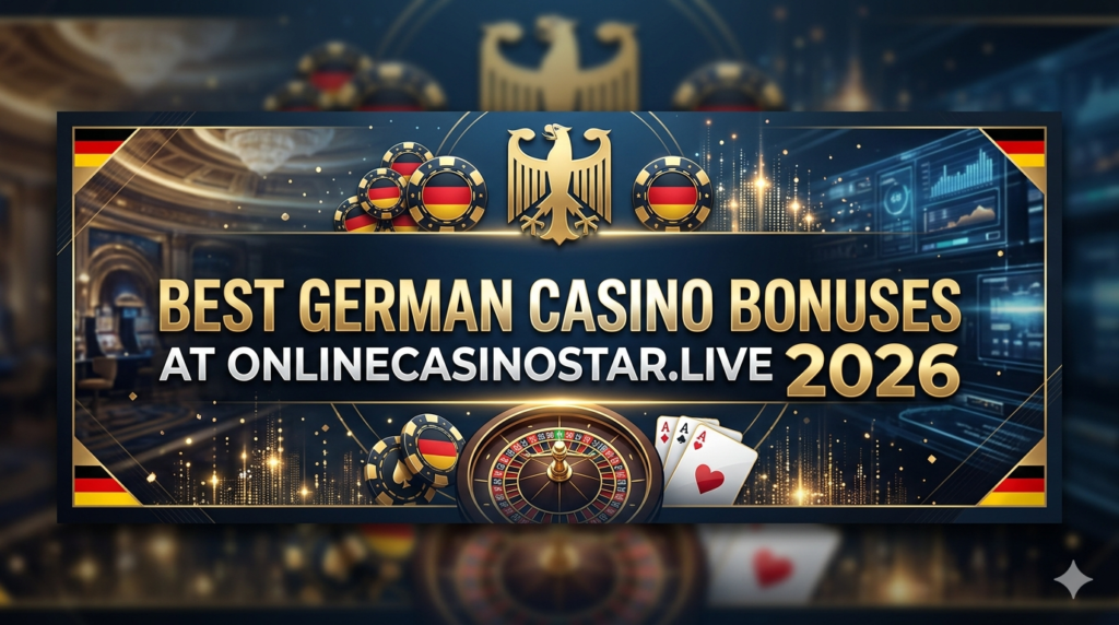 "Best German casino bonuses at onlinecasinostar.live 2026"