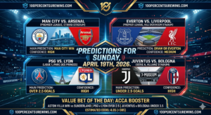 Expert Football Predictions for Sunday, April 19th, 2026: Master Your Bets